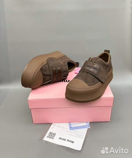 Кеды Miu Miu на липучке