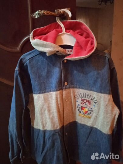 Рубашка джинсовая на 6-8лет