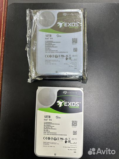 Жесткий диск HDD Seagate Exos X16 SAS 3.5