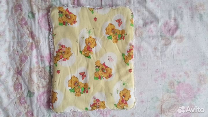 Бортик,балдахин,подушечка,постель в кроваткуАкадем