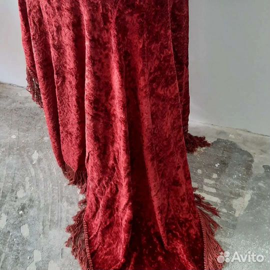 Плюшевая скатерть СССР