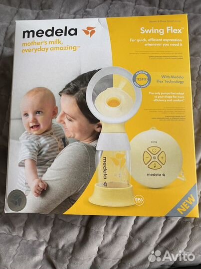 Молокоотсос электрический medela swing flex