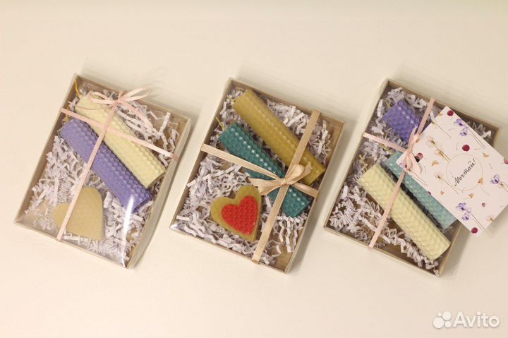 Подарочные наборы свечей