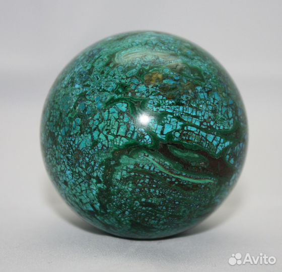 Хризоколла. Шар из натурального камня