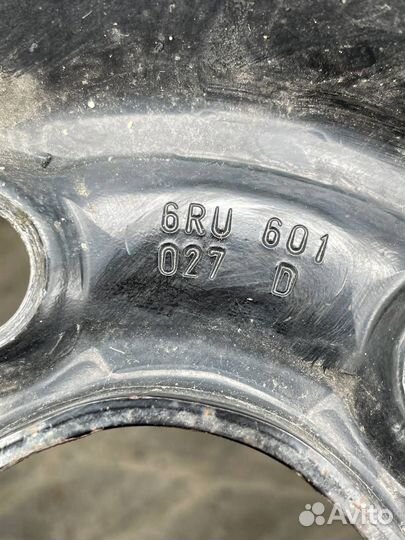 Диск R15x6J, 5х100, DIA 57.1, ET38 Фольксваген Пол