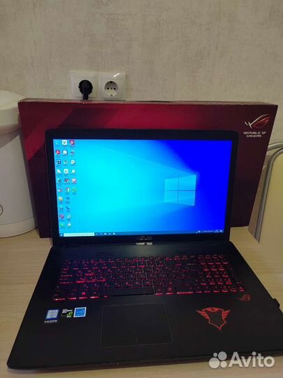 Игровой ноутбук asus rog 17.3