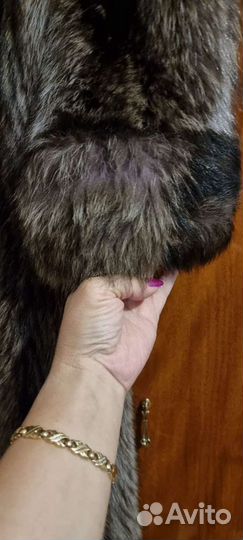 Шуба енотовая