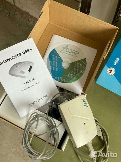 Модем факс модем acorp sprinter 56k usb новый