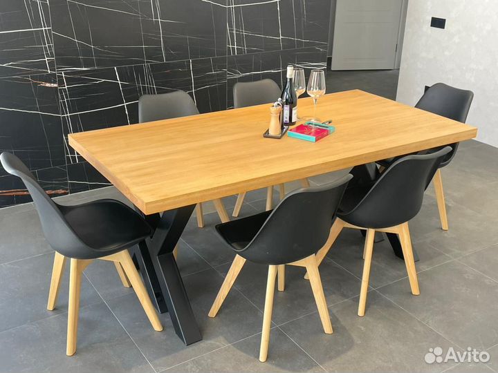 Стол из массива бука