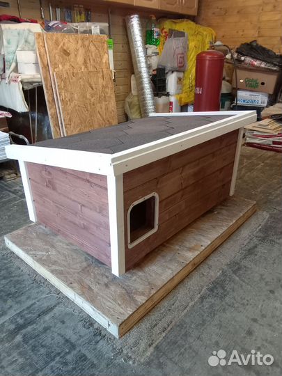 Домик для кошки уличный(утеплённый)