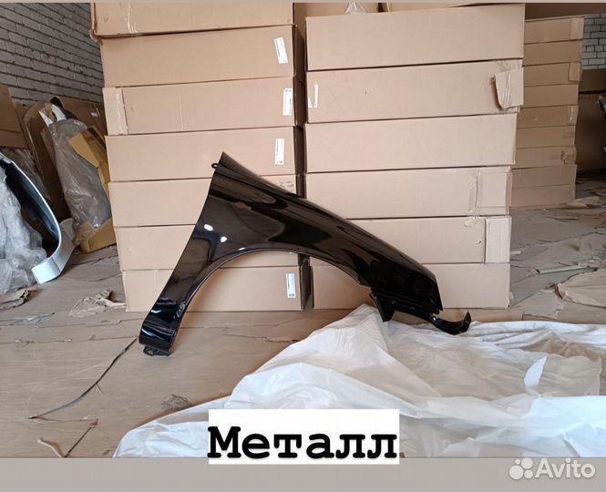 Крыло правое лада калина (LADA kalina) сине черный