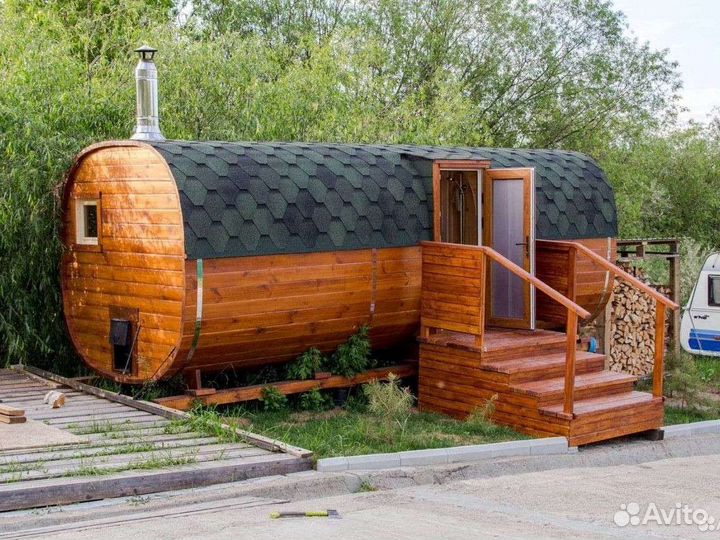 Баня бочка под ключ