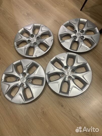 Колпаки оригинальные hyundai solaris