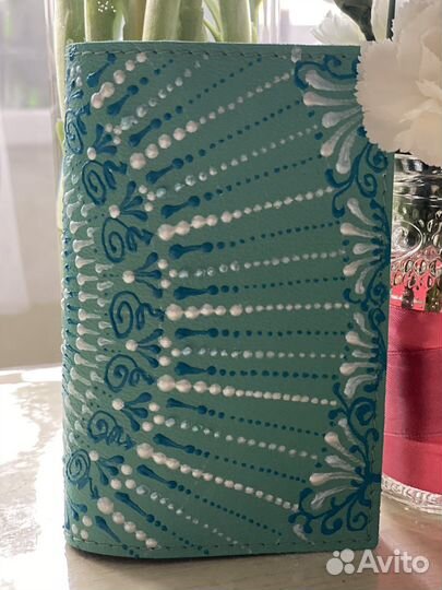 Обложка для паспорта из натуральной кожи