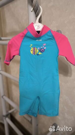Купальник и шапочка joss для девочки 3-4года