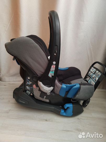 Автолюлька britax romer с базой изофикс
