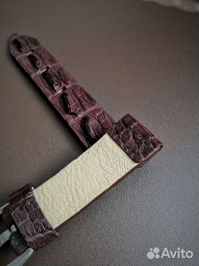 Ремень для часов из гребня крокодила/ручная работа
