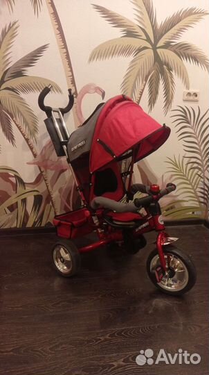 Трехколесный велосипед с родительской ручкой