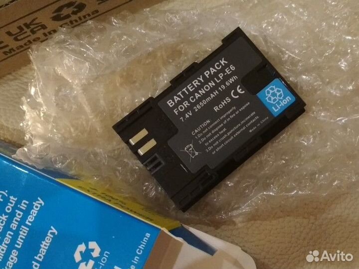 Аккумулятор canon lp-e6