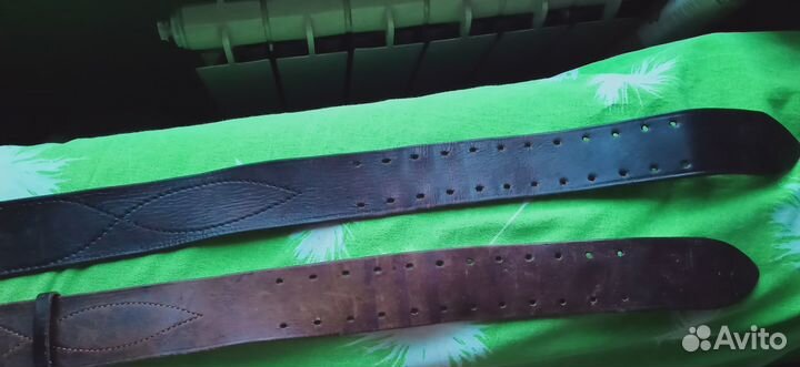 Ремень кожаный офицерский