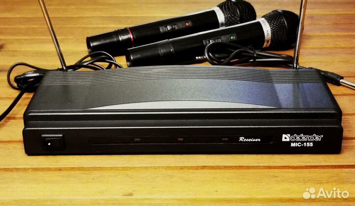 2 беспроводных микрофона для караоке