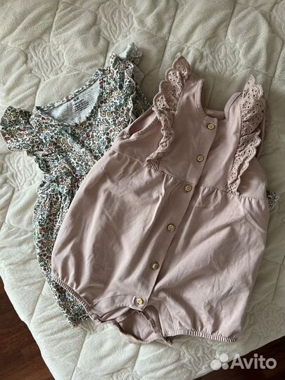 Ромпер/песочник, платье и легинсы H&M 68
