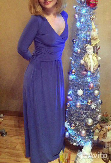 Платье в пол лиловое Casino 42-44