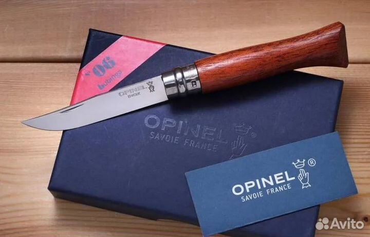 Нож складной Opinel №6 рукоять дерево бубинга 2260