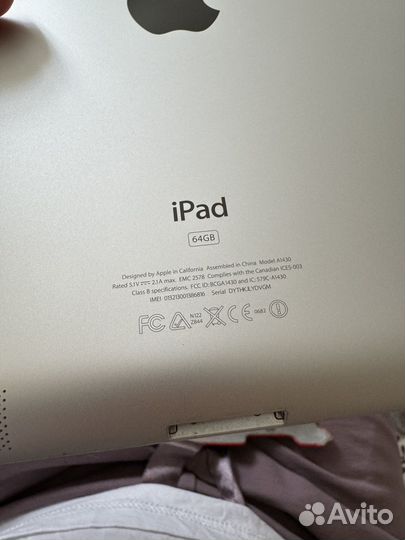 iPad 3 64gb wifi + cellular