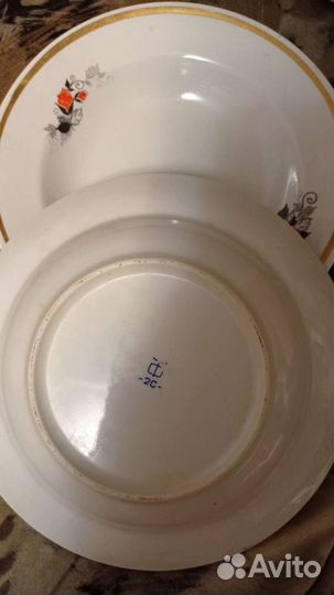 Тарелки фарфоровые СССР