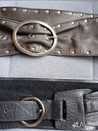 Ремни женские, широкие, кожа, Германия