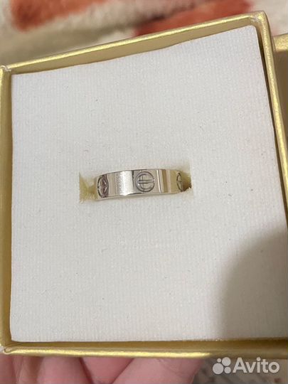 Cartier love кольцо