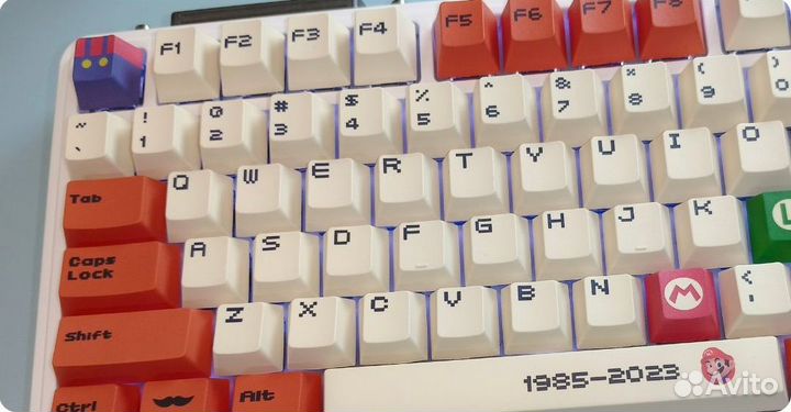 PBT кейкапы Марио для механической клавиатуры