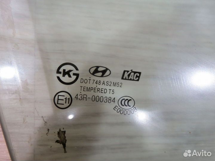 Стекло двери передней правой Hyundai i40
