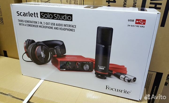 Комплект Focusrite Scarlett Solo Studio 3rd Gen