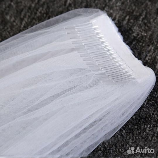 Новая Фата свадебная. В ассортименте. Белый/Айвори