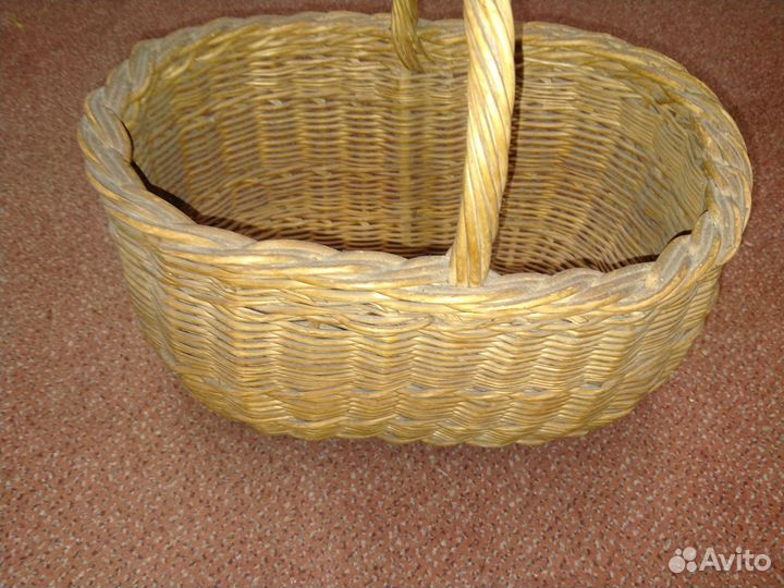 Корзина плетеная для грибов