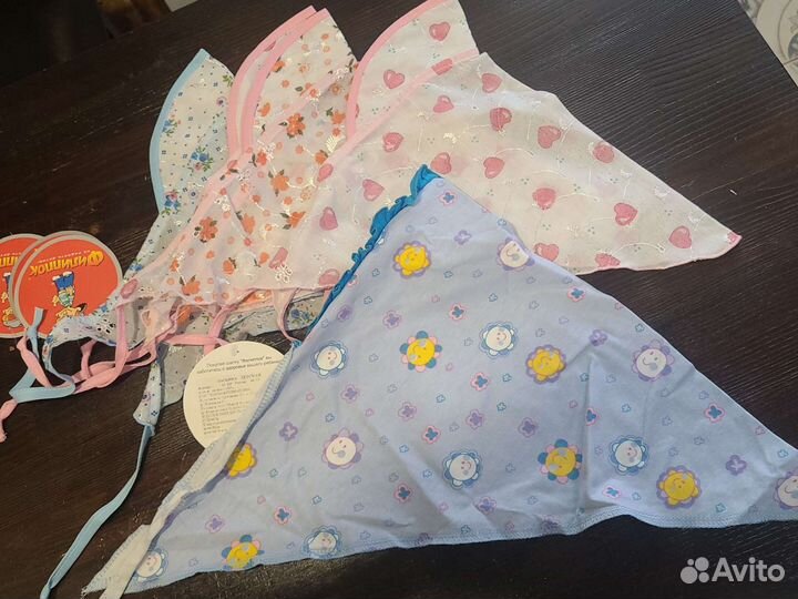 Панамы, кепки и косынки новые