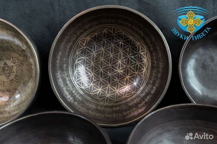 Набор тибетских поющих чаш nepal - 3
