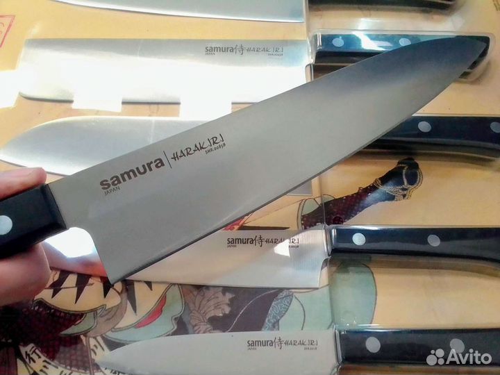 Набор из 5-ти кухонных ножей Samura Harakiri