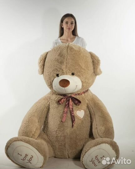 Плюшевый медведь 200 см новый, большой выбор