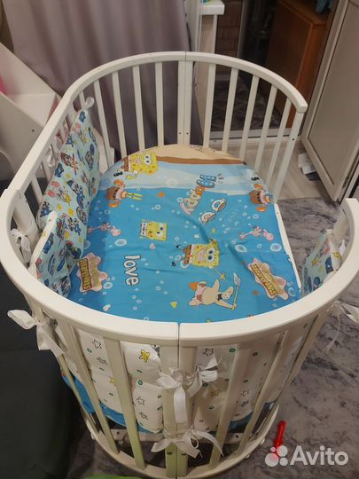 Детская кроватка трансформер бу