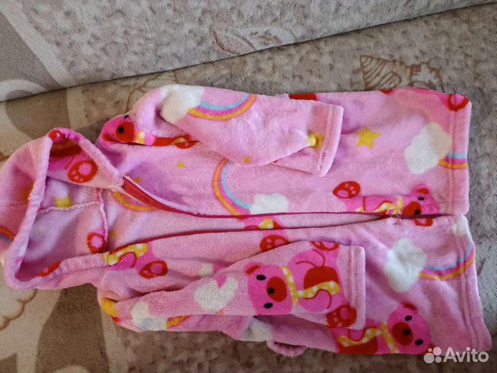 Детский махровый халат на 4-5