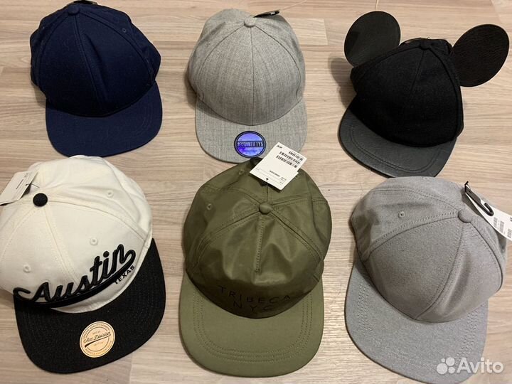 Кепка hm бейсболка много
