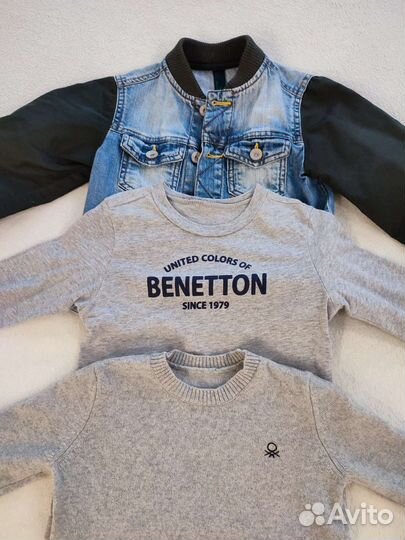 Вещи benetton для мальчика 3-4 (пакетом)
