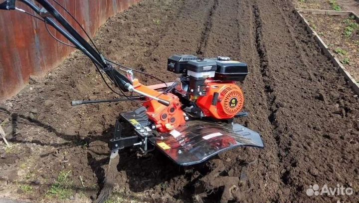 Вспашка земли мотоблоком, уборка участков