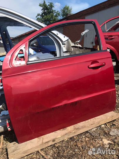 Водительская дверь шевроле авео