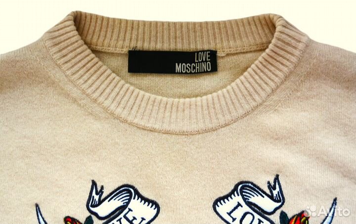 Love moschino, оригинал, стильный джемпер