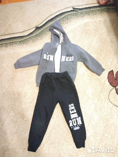 Тёплый спортивный костюм на мальчика
