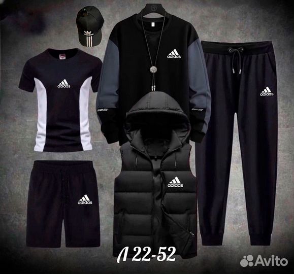 Костюм Adidas кепка в подарок